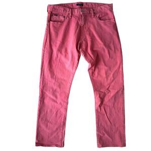 Polo Ralph Lauren Men's Varick Slim Straight Jeans Faded Nantucket Red - 34x32